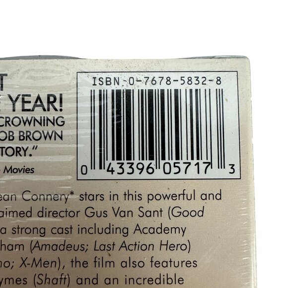 Finding Forrester VHS 2001 Format Sean Connery Gus Van Sant Drama New Sealed - Picture 3 of 8